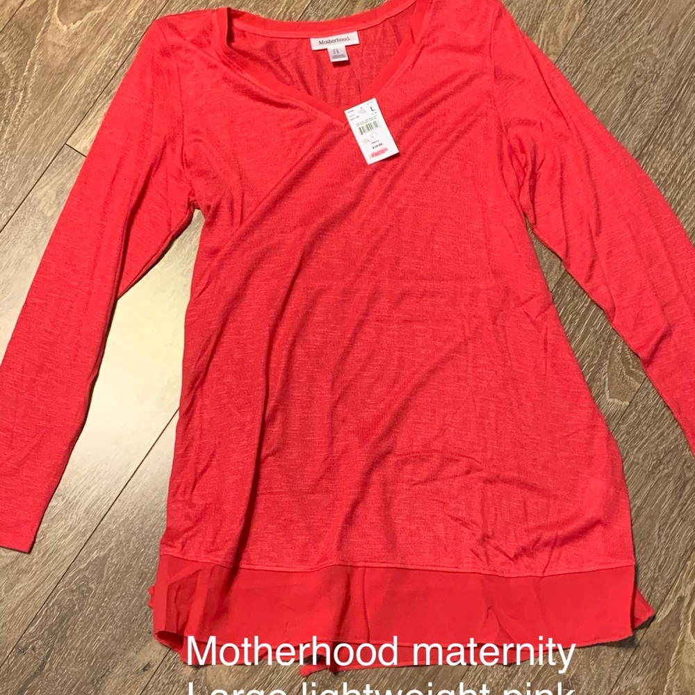 Maternity brand new pink sweater